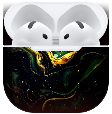 Apple Airpod 4 Smaragd Goudmarmer