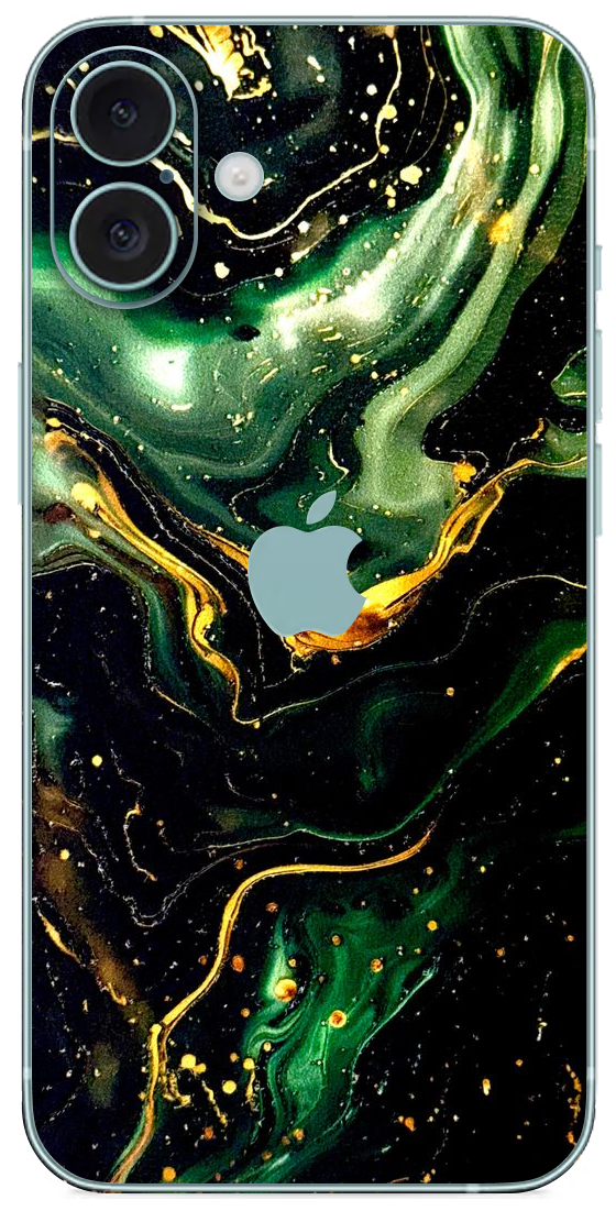 Apple Iphone 16 Plus Smaragd Goudmarmer