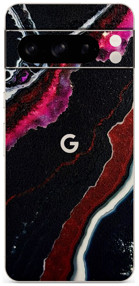Google Pixel 8 Pro Zwart rood Kristal