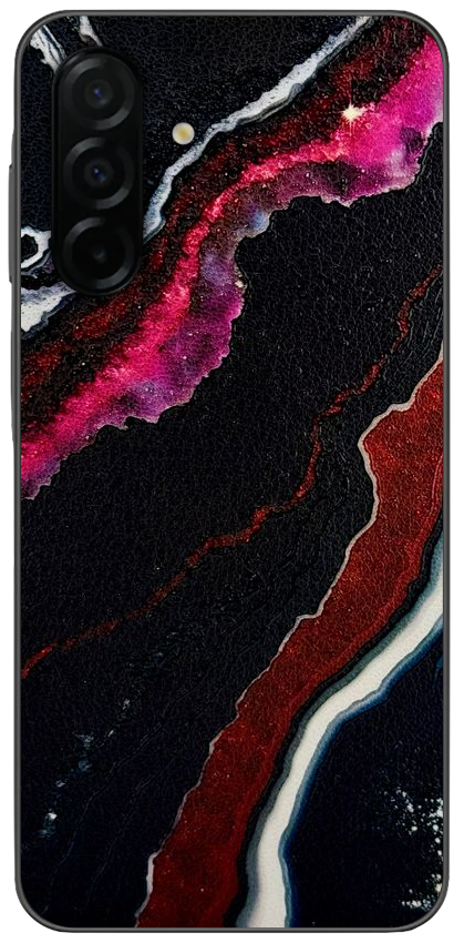 Samsung Galaxy A26 Zwart rood Kristal
