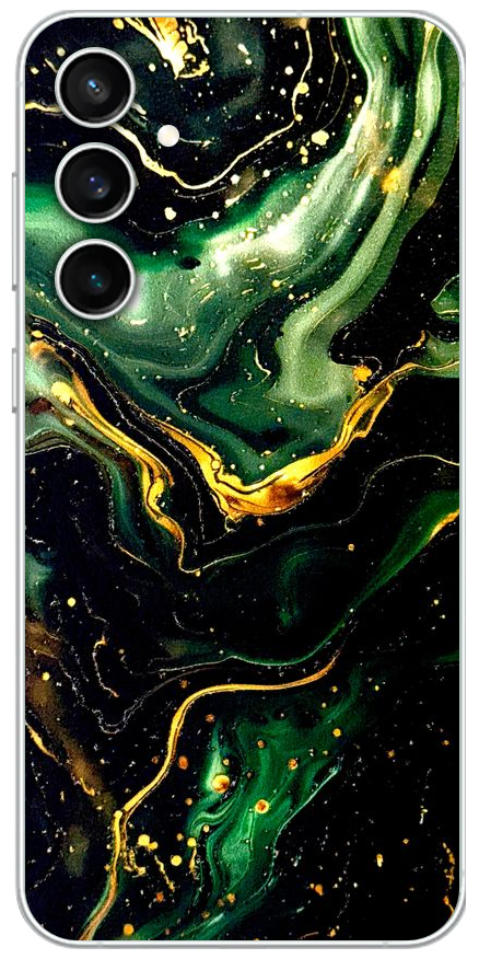 Samsung S23 FE Smaragd Goudmarmer