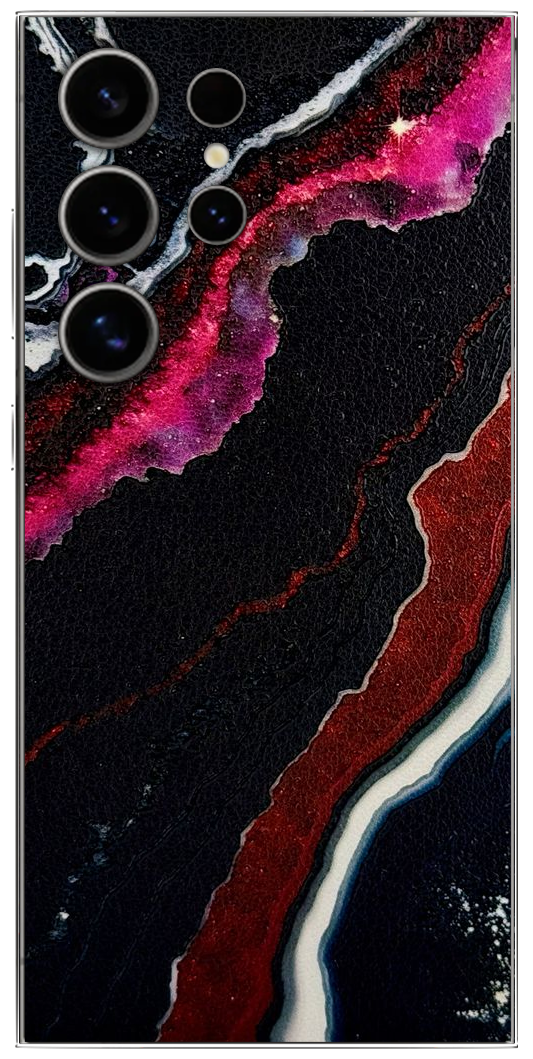 Samsung Galaxy S24 Ultra 5g Zwart rood Kristal