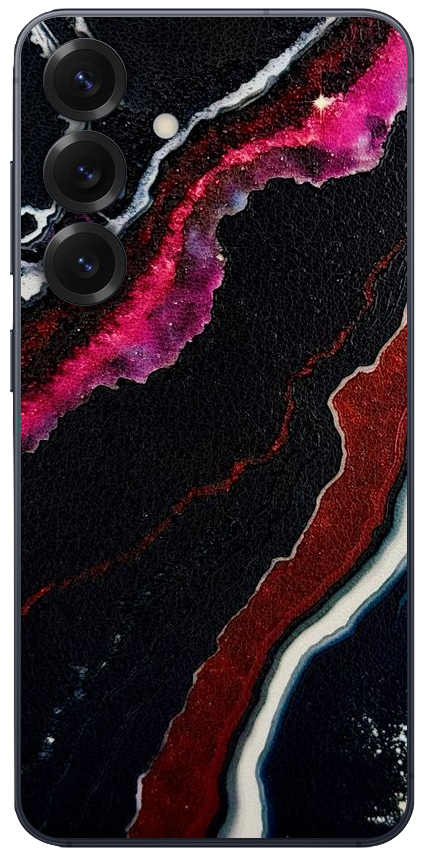 Samsung Galaxy S24 5g Zwart rood Kristal