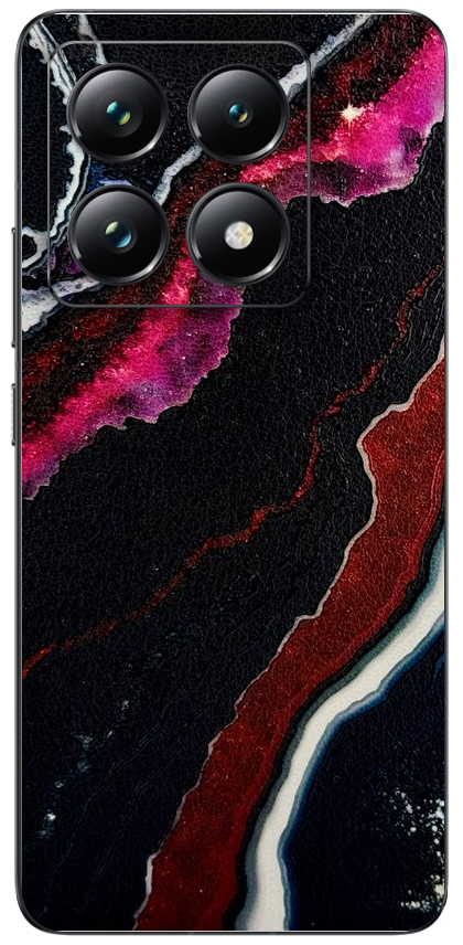 Xiaomi 15 Zwart rood Kristal